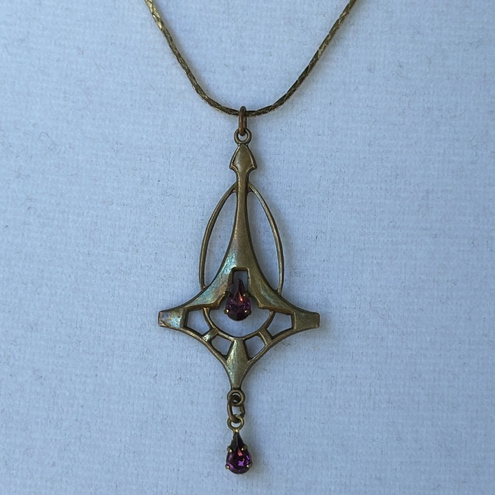 Vintage Pididdly Links Art Deco Necklace - Picture 4 of 12